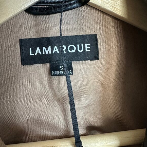 Lamarque Tan and Black Teddy Jacket - Picture 2 of 5